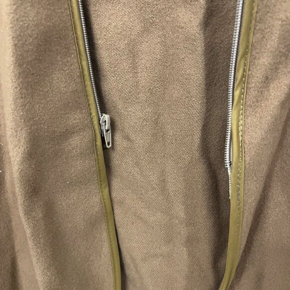 Burberry Trench Coat Wool Interior Zip In Liner Camel Hair - Picture 3 of 8